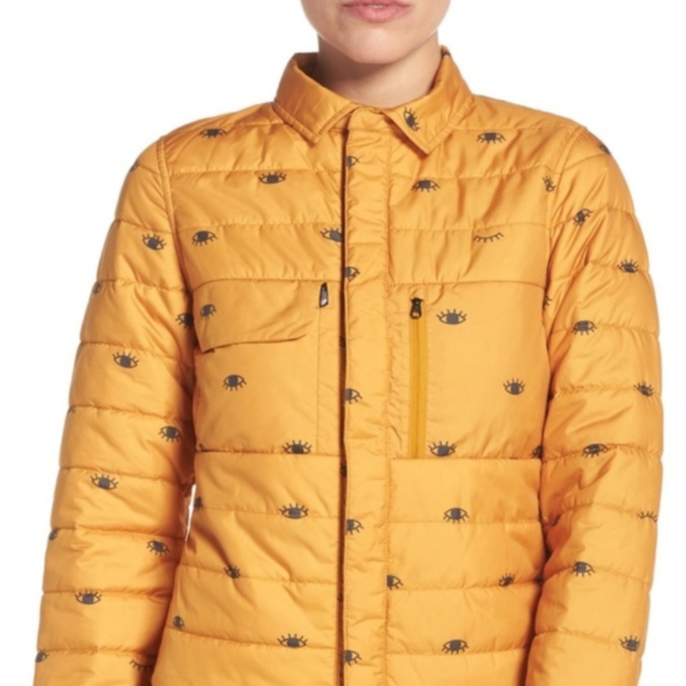 The North Face 'Whoisthis' Jacket Eye Print Yellow